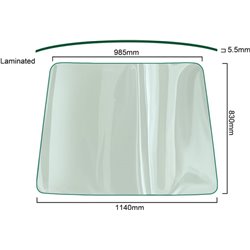 84256444 Szyba Ford przednia kabina SL, Ultra Vapormatic 5035776898204