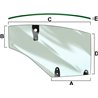 192003A6 Szyba McCormick drzwi lewa Vapormatic 5035776845017