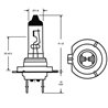 Żarówka PX26d H7 12V 55W