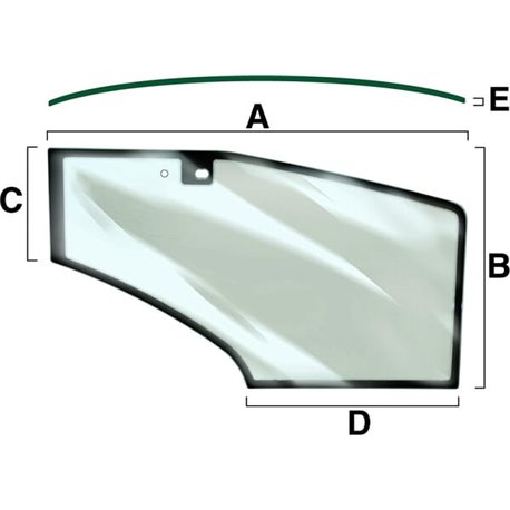 82000367 Szyba New Holland drzwi Vapormatic 5035776854538