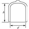 Nasadka do rury zew. fi 38,1 mm PCV czarny Kramp 5700038279977