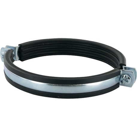 Obejma do rur z wkładką gumową 159-162 mm Fischer 4006209794586