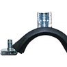 Obejma do rur z wkładką gumową 159-162 mm Fischer 4006209794586