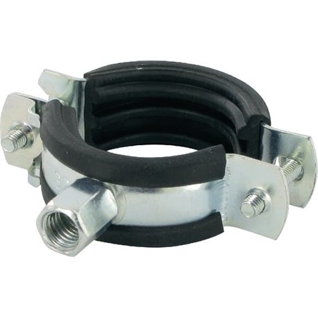 Obejma do rur z wkładką gumową 32-37 mm Fischer 4006209794449