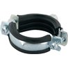 Obejma do rur z wkładką gumową 40-45 mm Fischer 4006209794456
