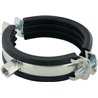 Obejma do rur z wkładką gumową 82-86 mm Fischer 4006209794524