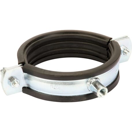 Obejma do rur z wkładką gumową 156-162 mm Unbranded 8711893045789