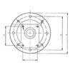 Obudowa sprzęgła 71,5x96,1 -kołnierz 265/300mm-GR.2E, L145mm MP Filtri C430-L23024S