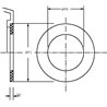 Pierścień centrujący Ø 50.8x115x3.5 mm DIN 125a MP Filtri