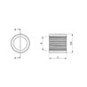 Tuleja wielowypustowa wew. Z27(41,28/45,11) 16/32"DP Borelli C454-MA27