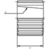 Tuleja wielowypustowa zew. Z18( Din5482 35x31)/ 1:5 GR2 Borelli 8716106791170