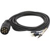 Przewód elektryczny do przyczep, 7,6 m, 5 pin