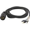 Przewód elektryczny do przyczep, 7,6 m, 7 pin