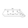Lemiesz, lewy 14" Huard