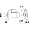 Rozrusznik 12V 2.5kW