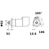 Rozrusznik Letrika, 12 V, 3,6 kW Mahle 1411-IS9017