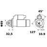Rozrusznik Letrika, 12 V, 3,0 IS0808 Mahle 3838922058567