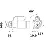 Rozrusznik 12V 4.0kW Z-10