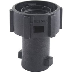 Adapter pokrywki dyszy, bagnet, gwint, czarny, teejet