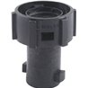 Adapter pokrywki dyszy, bagnet, gwint, czarny, teejet
