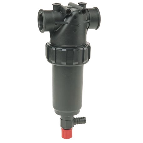 3282164 Filtr liniowy Arag 1i1/2" 100 Mesh wkład Inox zielony zawór