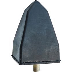 Zderzak gumowy plaski maly d-47 95 x 6