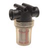 3240022 Filtr liniowy Arag 1/2" 32 Mesh wkład Inox czerwony przezroczysty