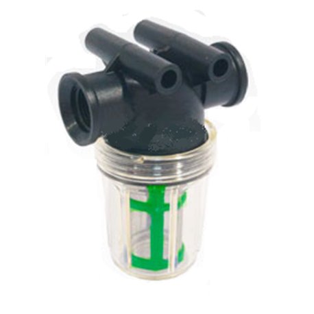 3240024 Filtr liniowy Arag 1/2" 100 Mesh wkład Inox zielony przezroczysty