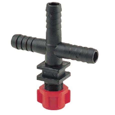 Korpus rozpylacza Arag 413531 pojedynczy na wąż 10mm X3 , do nakrętki 3/8"BSP