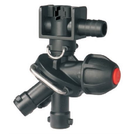 Korpus rozpylacza Arag 4133614 3-krotny krańcowy na wąż 15mm , do nakrętki bagnetowej