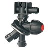 Korpus rozpylacza Arag 4133614 3-krotny krańcowy na wąż 15mm , do nakrętki bagnetowej