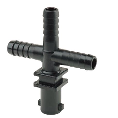 Korpus rozpylacza Arag 413133 pojedynczy na wąż 19mm X3 , do nakrętki bagnetowej