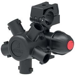 Korpus rozpylacza Arag 40649W7 Compact Jet 5-krotny do rury 21mm (1/2") z przyłączem 10mm