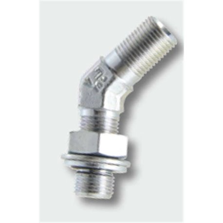 Przyłącze 45 stopni, gwint przyłącza 1/4"BSP-gwint złącza 1/4"BSP Burnett & Hillman 1504504KG