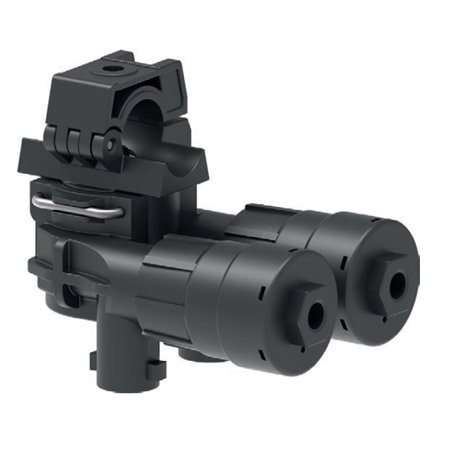 Korpus rozpylacza Arag 4063F441 SeleJet 2-krotny do rury 21mm (1/2") z przyłączem 10mm sterowane pneumatycznie
