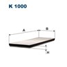 Filtr kabinowy K1000
