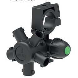 Korpus rozpylacza Arag 40649H7V Compact Jet Hi Flow 5-krotny do rury 26,4mm (3/4") z przyłączem 10mm