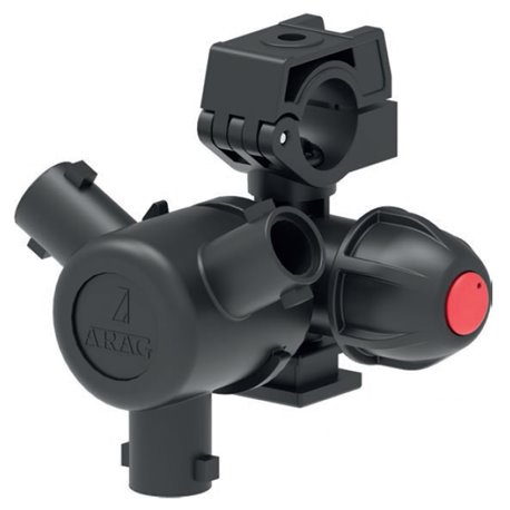 Korpus rozpylacza Arag 40642Y7 Compact Jet 3-krotny do rury 26,4mm (3/4") z przyłączem 10mm