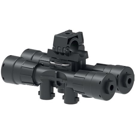 Korpus rozpylacza Arag 4063F94A0 SeleJet 4-krotny do rury 22 z przyłączem 10mm sterowane pneumatycznie