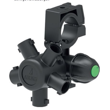 Korpus rozpylacza Arag 40649J7V Compact Jet Hi Flow 5-krotny do rury 33,3mm (1") z przyłączem 10mm