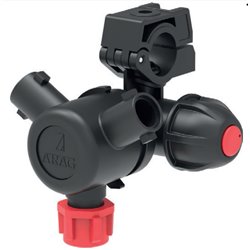 Korpus rozpylacza Arag 4064167 Compact Jet 3-krotny do rury 33,3mm (1") z przyłączem 10mm