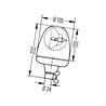 Lampa błyskowa na uchwyt 24V-H1 Rotaflex FL Hella 2RL006 846-011