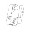 Lampa błyskowa na uchwyt 24V-H1 Hella 2RL008 060-111