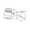 Lampa błyskowa przykręcana 24V-H1 Hella 2RL008 965-011