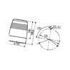 Lampa błyskowa Xenon 24V przykręcana Hella 2XD009051011