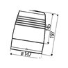 Lampa błyskowa Xenon 24V na magnes Hella 2XD009 053-001