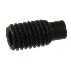 Wkręt dociskowy DIN915 M5x8 mm stalowy 45H