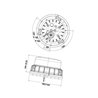 Lampa błyskowa LED przykręcana 12V/24V Hella 2XD011557101