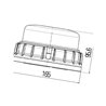 Lampa błyskowa LED na magnes 12V/24V Hella 2XD011557301