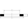 Podkładka miedziana 8x12x1 mm Kramp 8716106098309